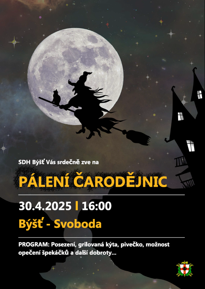 Model.Name: 2025 04 30 Býšť Pálení Čarodějnic Plakát
