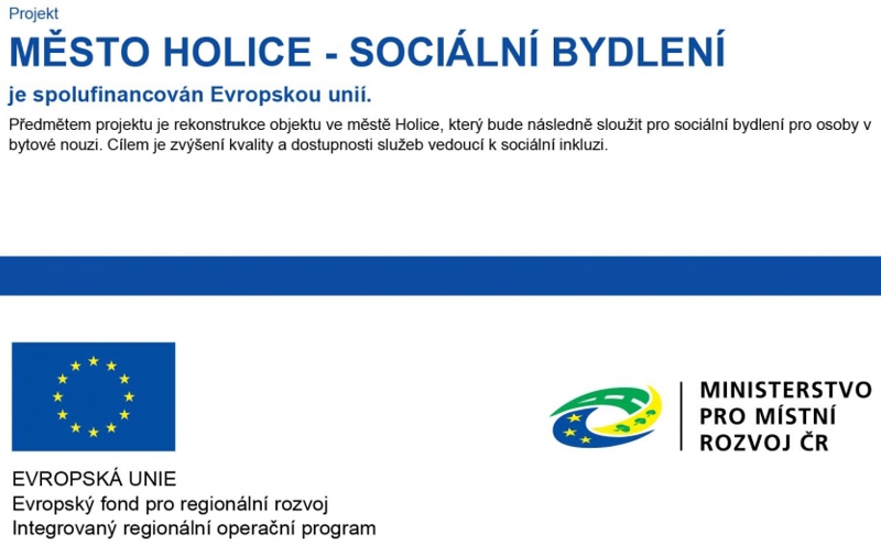 Zobrazit obrázek: Město Holice - Sociální bydlení