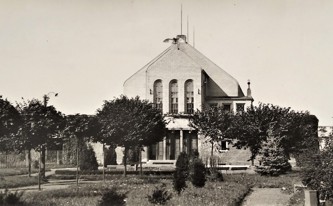 Sokolský park se Sokolovnou