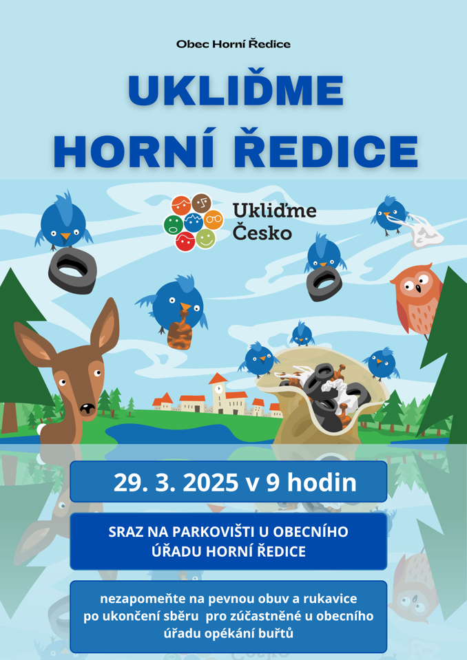 Model.Name: 2025 03 29 Horní Ředice Ukliďmě Hor. Ředice Plakát