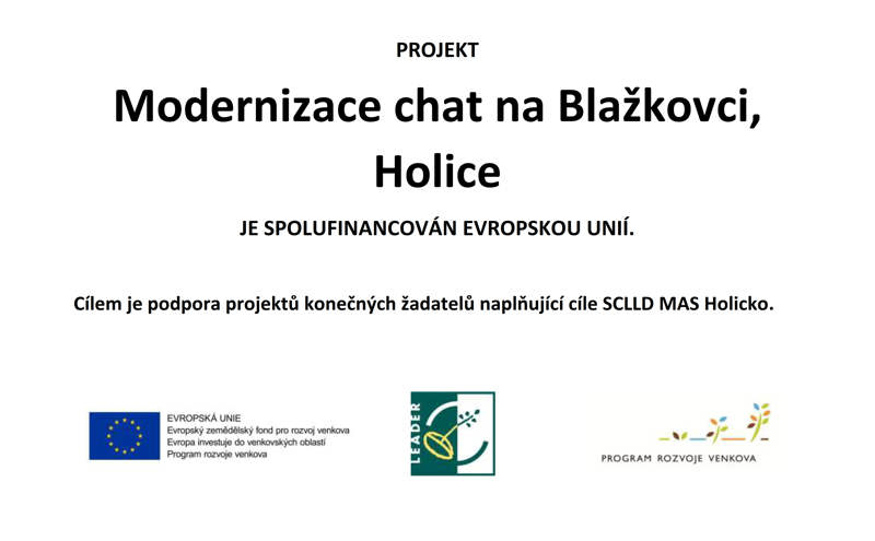 Zobrazit obrázek: Modernizace Chat Blazkovec 20231108