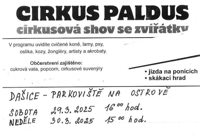 Model.Name: 2025 03 29 03 30 Dašice Cirkus Plakát