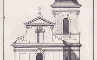 Autorem plánů kostela je Kilián Ignác Dientzenhofer