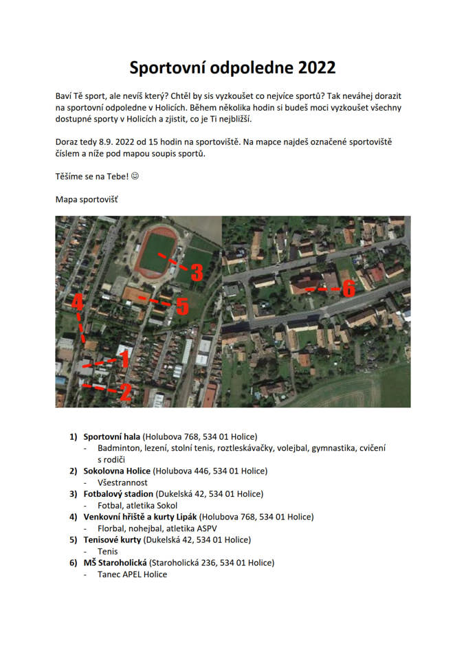 Model.Name: Sportovní Odpoledne Mapa 1