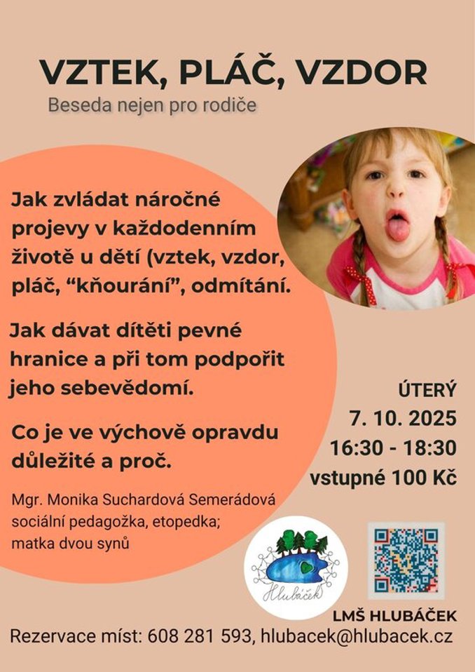 Model.Name: 2025 10 07 IC Beseda Nejen Pro Rodiče Na Téma VZDOR, PLÁČ, VZTEK