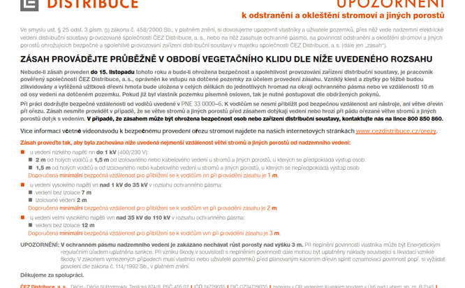 Zobrazit obrázek: CEZ Orez Stromu