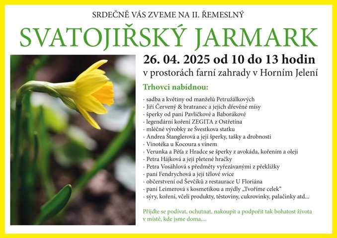 Model.Name: 2025 04 26 Horní Jelení Svatojiřský Jarmark Plakát
