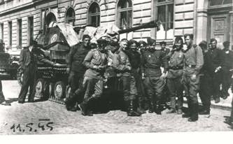 Holické povstání 1945 - tank