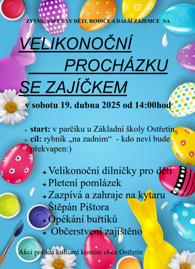 Model.Name: 2025 04 19 Velikonoční Procházka Se Zajíčkem Plakát