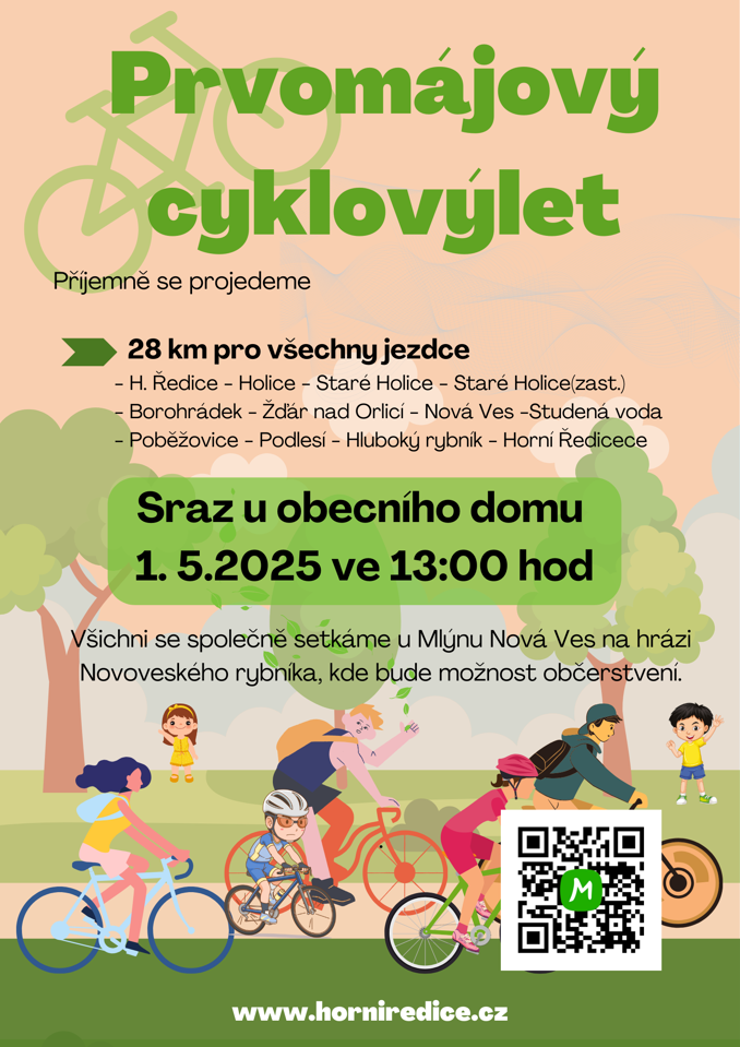 Model.Name: 2025 05 01 Horní Ředice Cyklovýlet Plakát