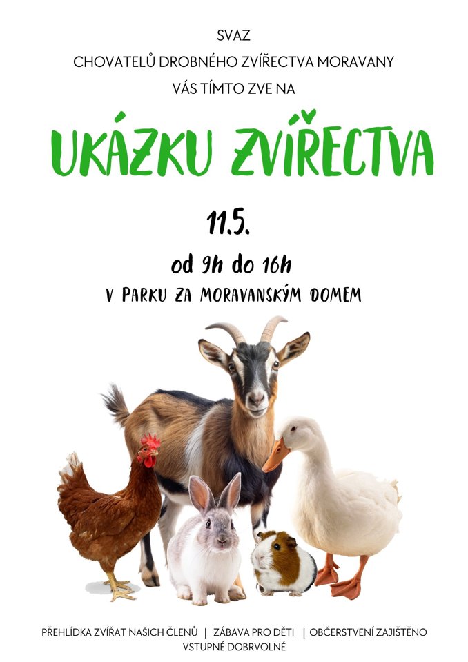 Model.Name: 2025 05 11 Moravany Ukázka Zvěře Plakát